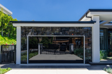 Frameless Glass Garage Door
