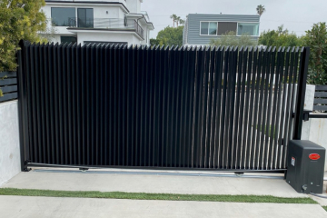 Louvered Sliding Gate